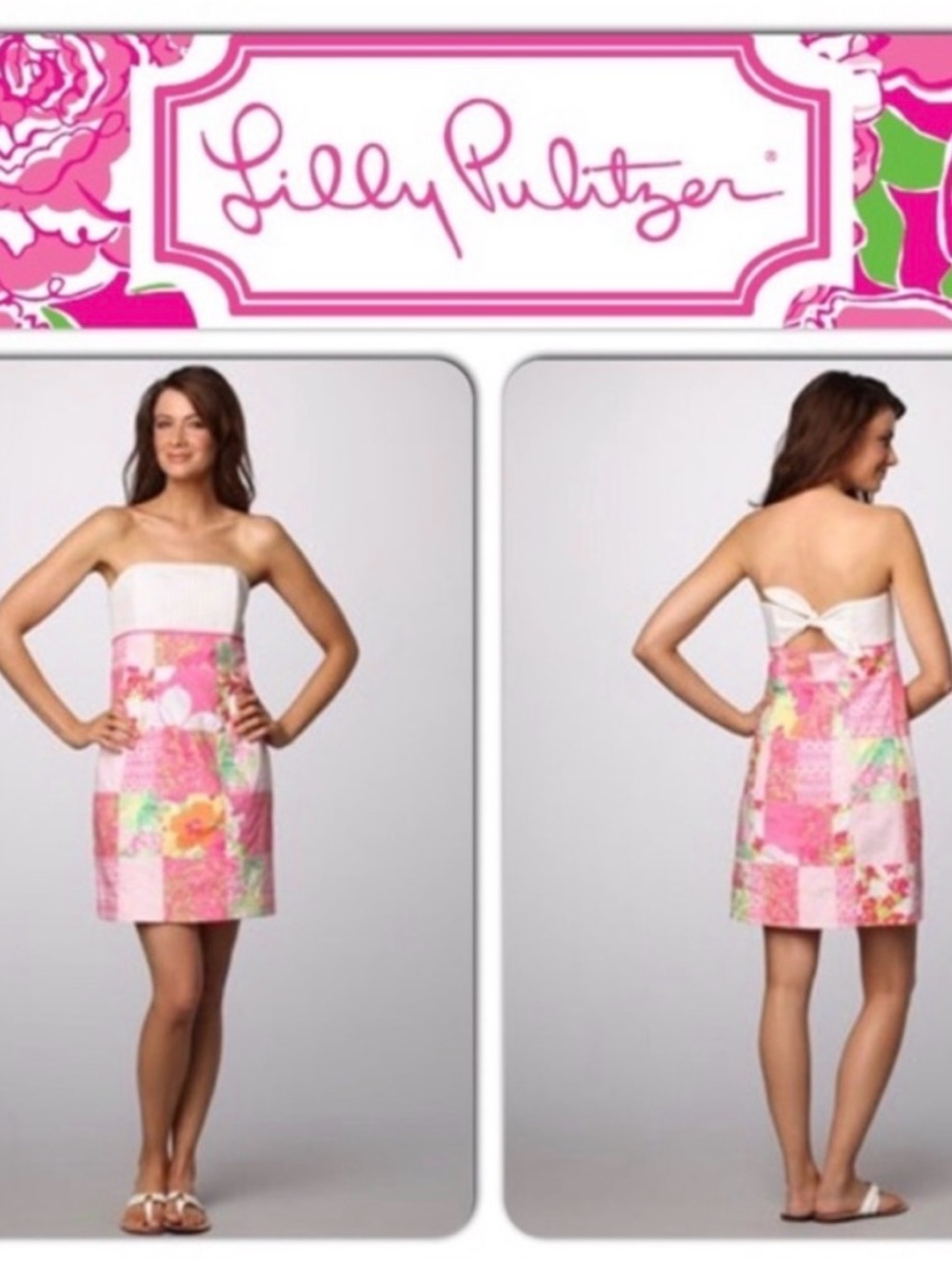 Lilly Pulitzer Franco Strapless Dress Size 6